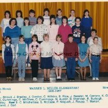 Fifth Grade Classes 1986-1987